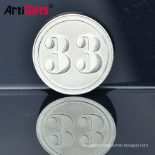 Custom collecting supplies high quality great wall of china aluminum silver coin